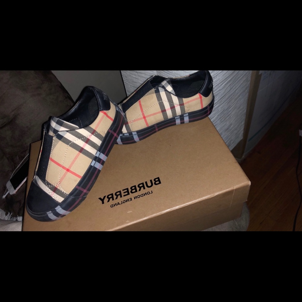 Burberry shoes.